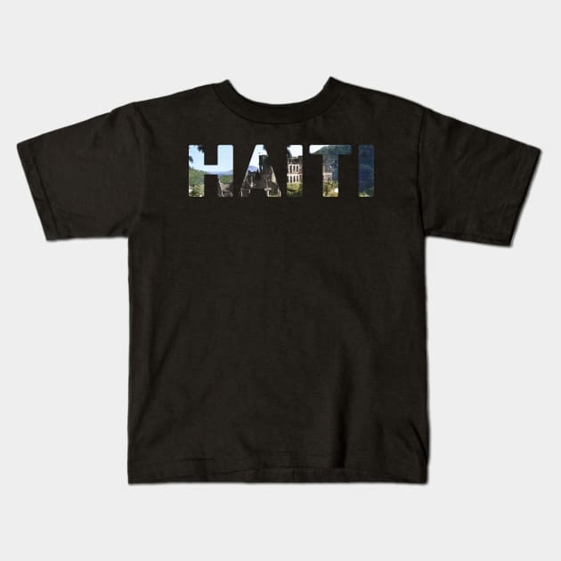 Haiti Souvenir shirt Kids T-Shirt by In Memory of Jerry Frank